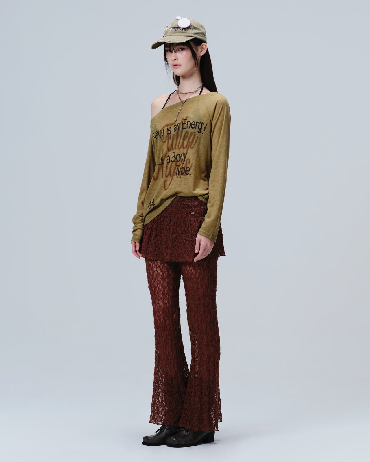 LILITH LACE PANTS_BROWN