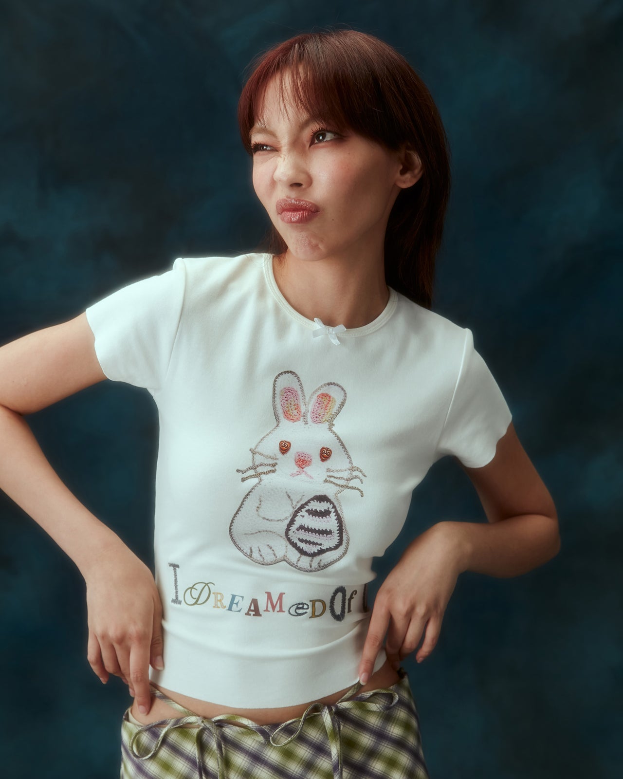 EASTER BUNNY TEE_WHITE