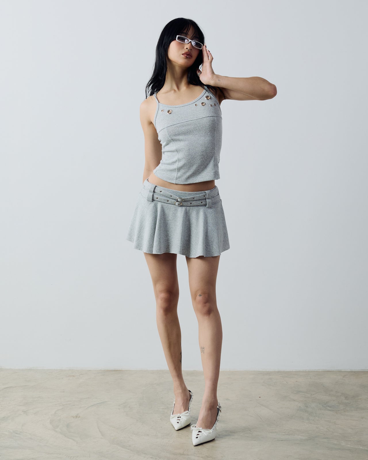 EVE SKIRT_GREY