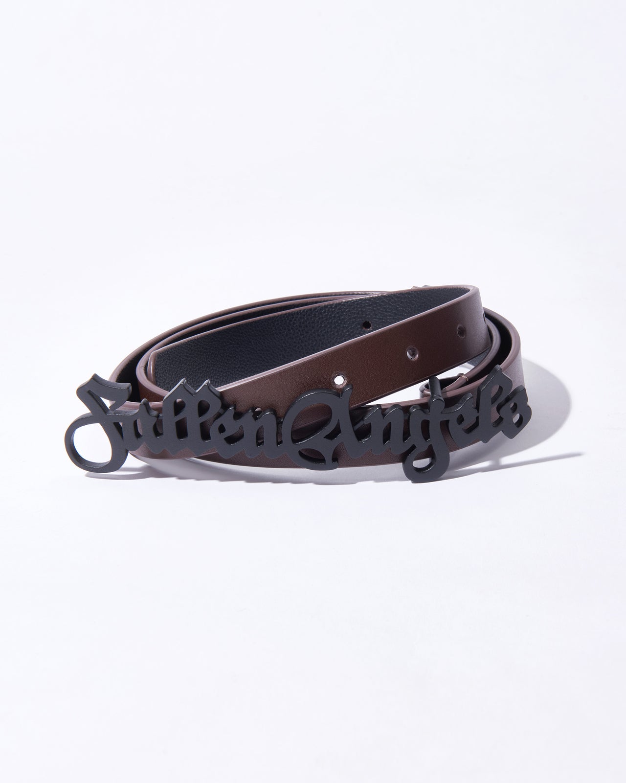 FALLENANGELS LEATHER BELT_BROWN