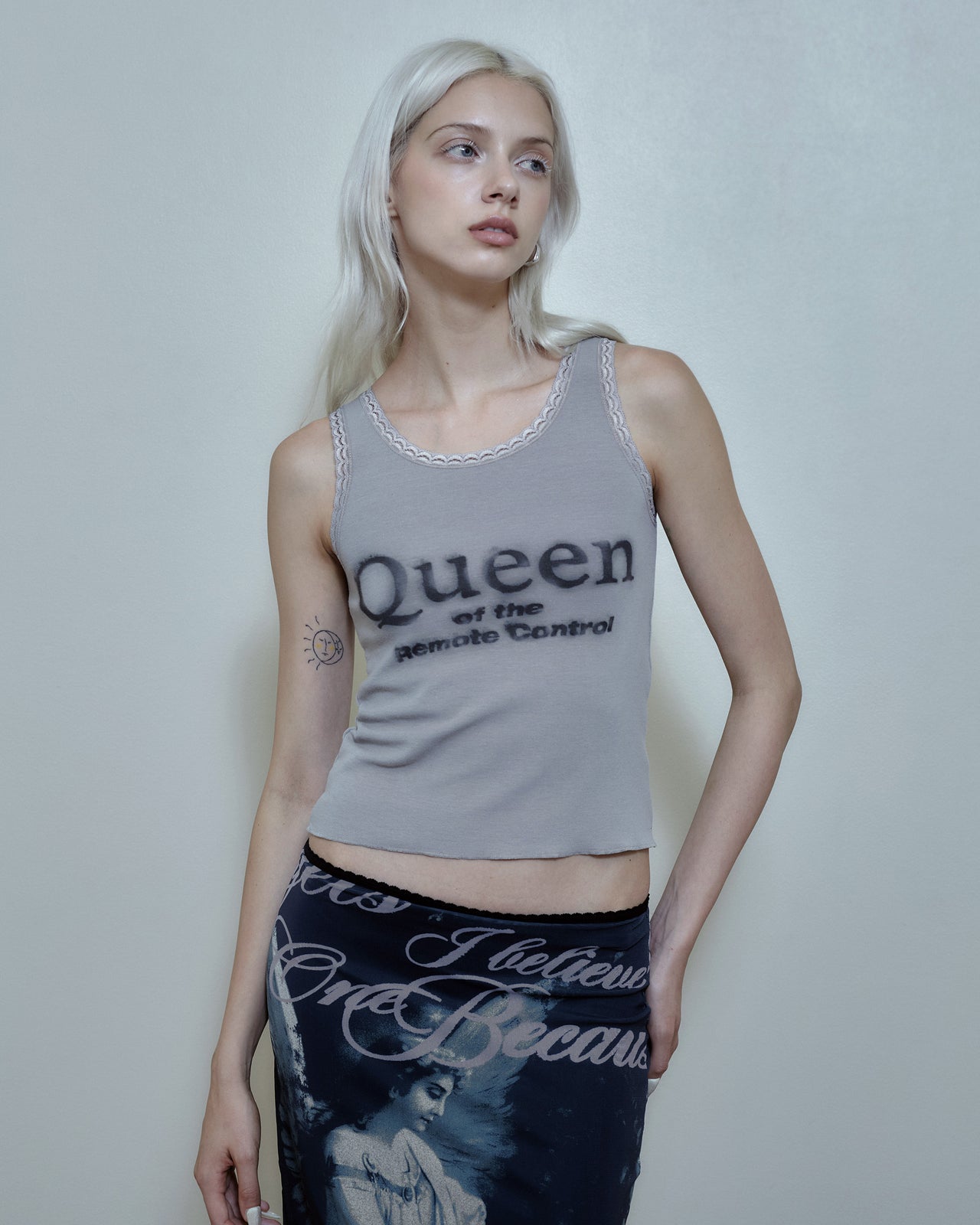 QUEEN TANK_GREY