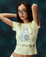 Load image into Gallery viewer, EASTER BUNNY TEE_YELLOW
