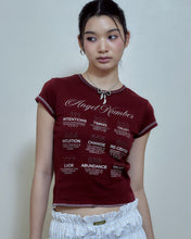 Load image into Gallery viewer, ANGEL NUMBER TEE_RED
