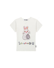 Load image into Gallery viewer, EASTER BUNNY TEE_WHITE
