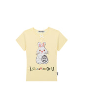 Load image into Gallery viewer, EASTER BUNNY TEE_YELLOW
