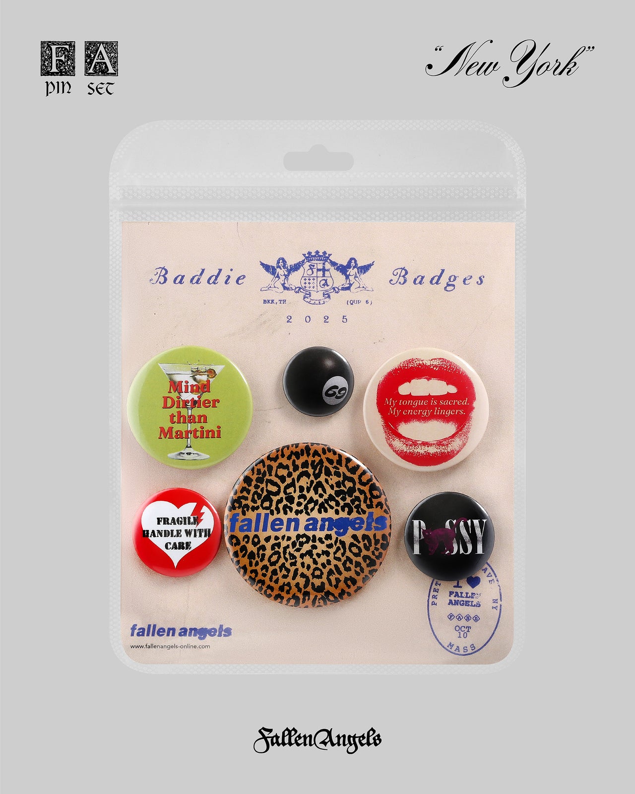 fallen angels FA PIN SET_NY