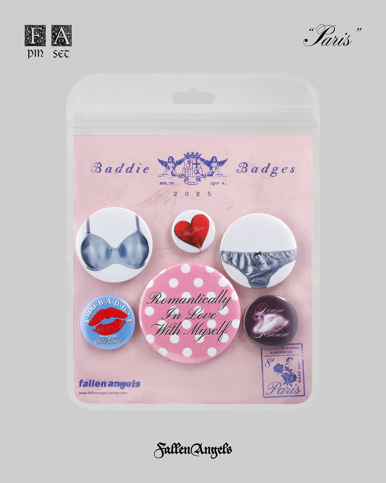 fallen angels FA PIN SET_PARIS