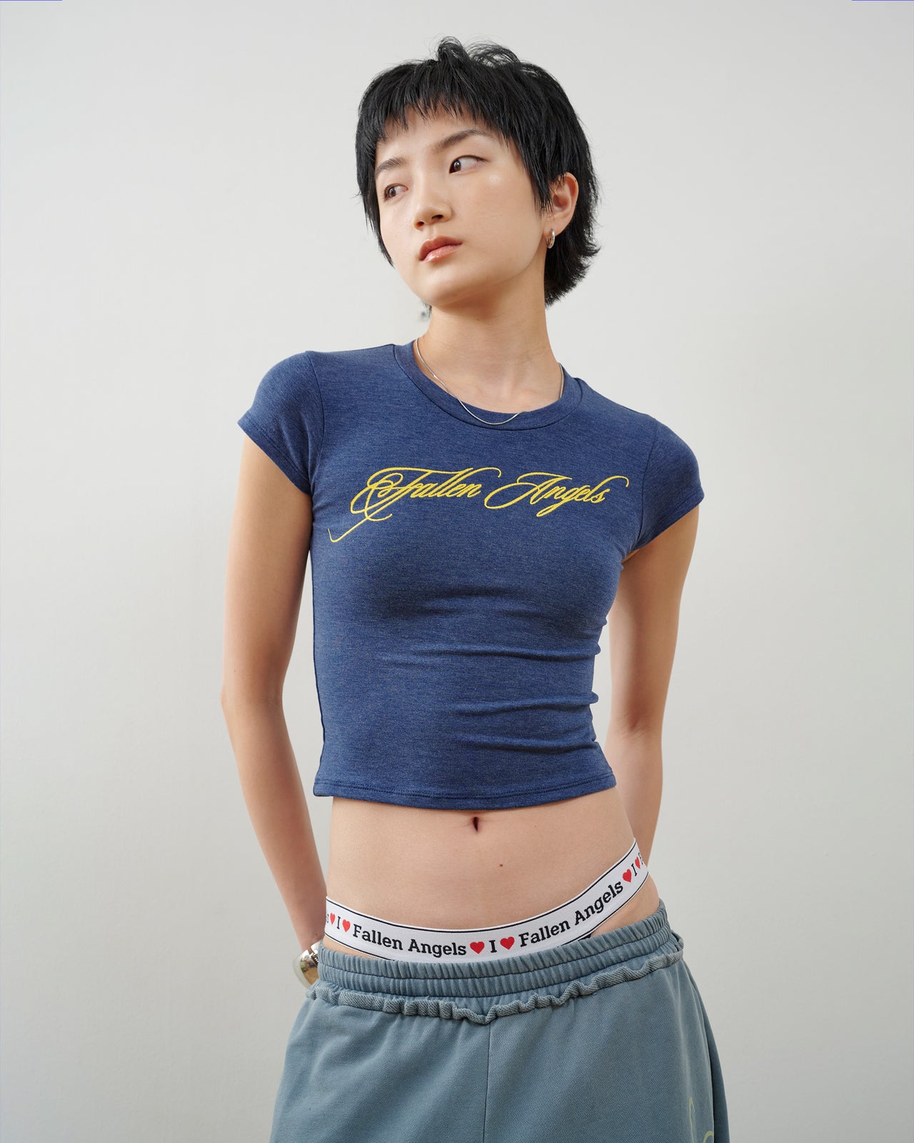 RASTER TEE_NAVY