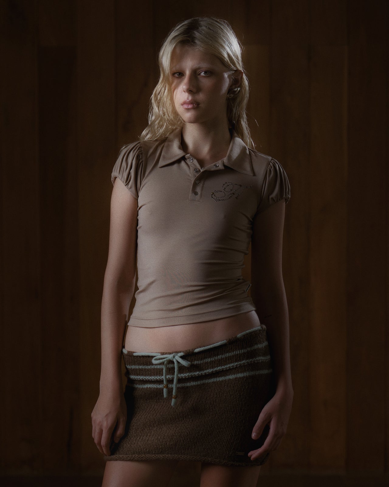 NYRA POLO TOP_OAT