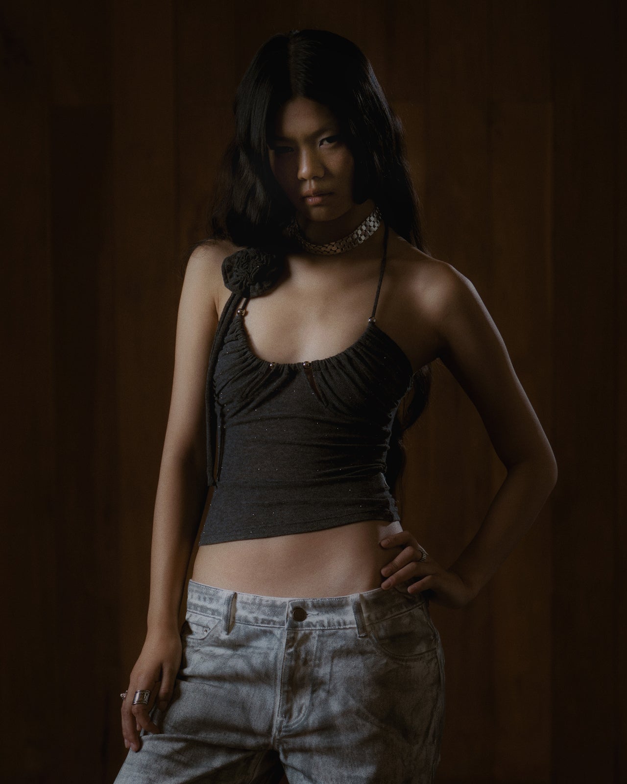 ROSE CAMI_GREY