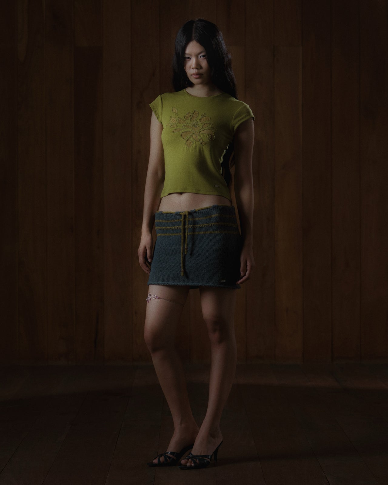 VESNA SKIRT_MOSS