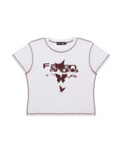 Load image into Gallery viewer, MARIPOSA TEE_RED-WHITE
