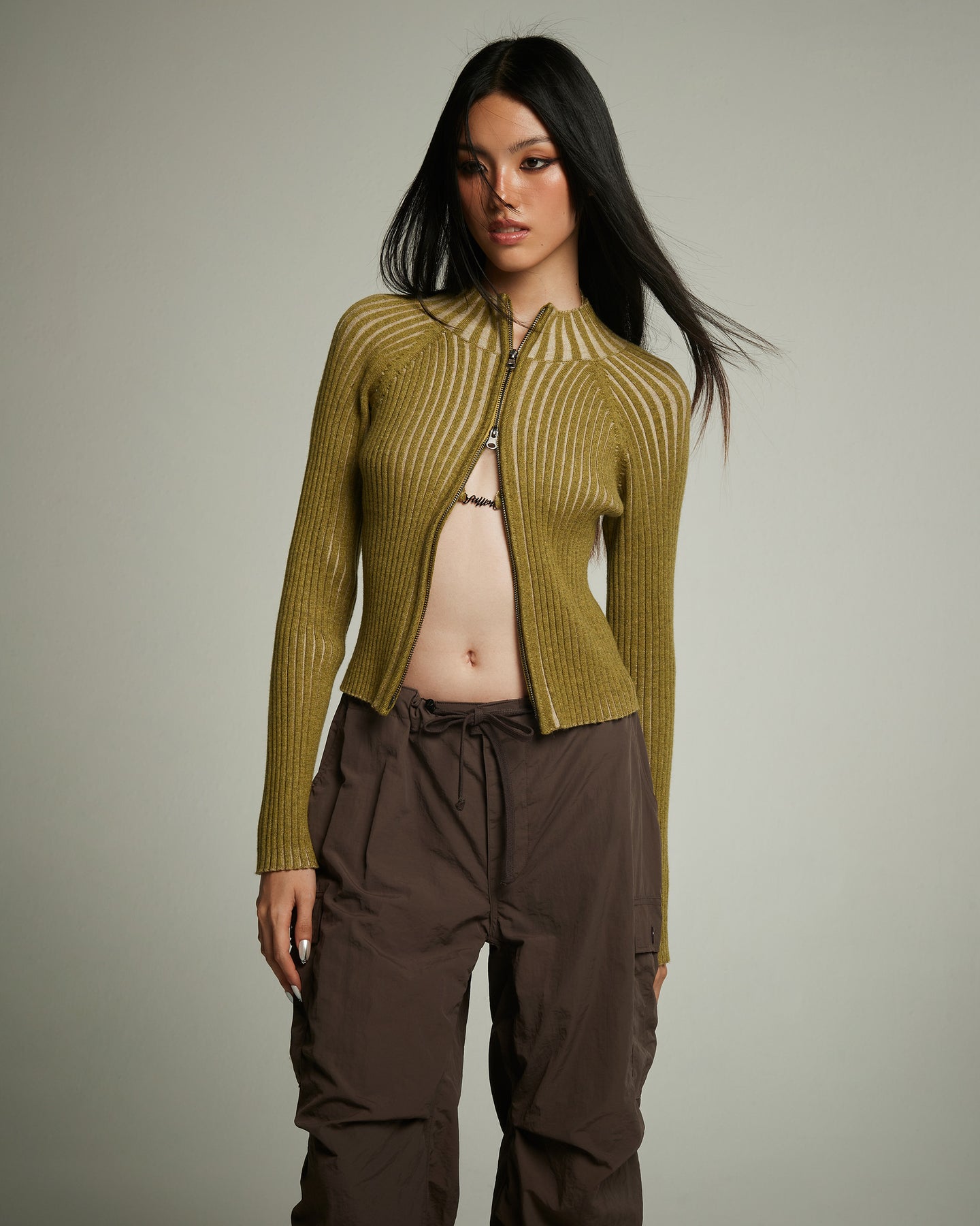 KYRA CARDIGAN_GREEN