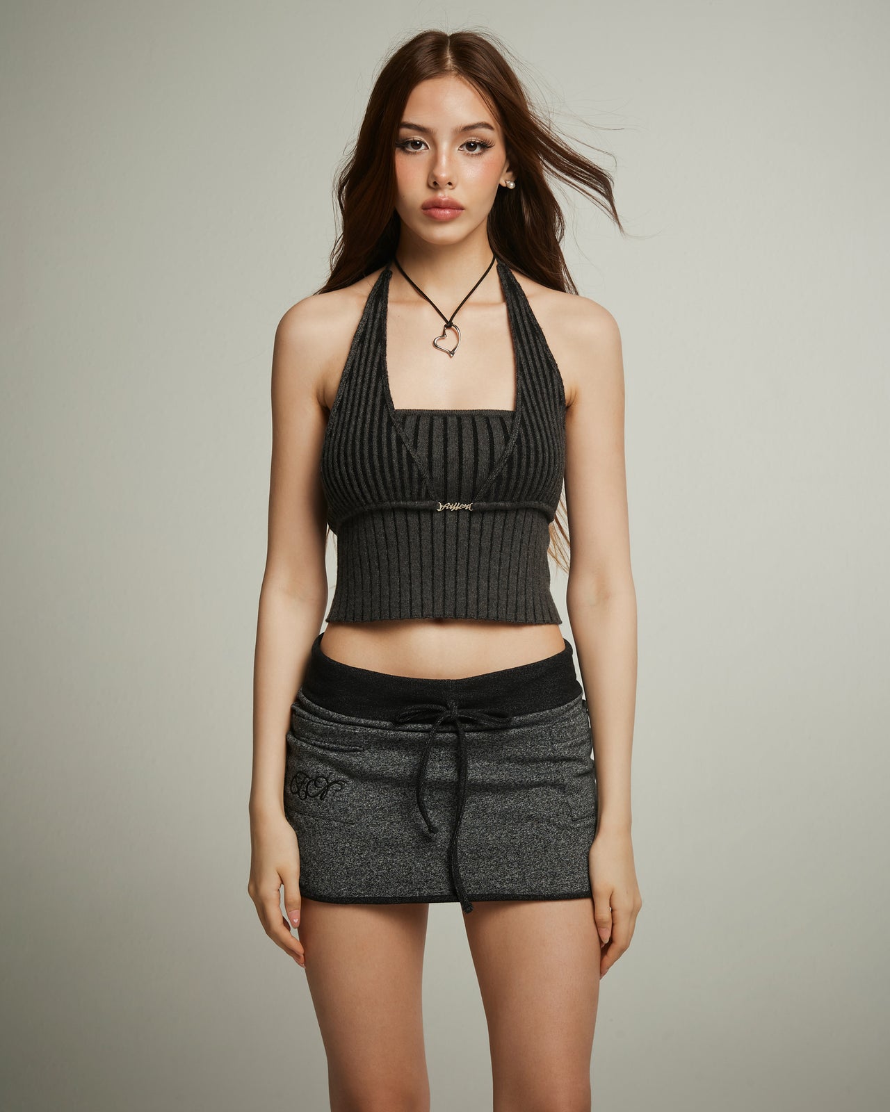 KYRA TOP SET_BLACK