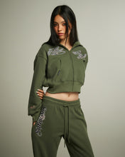 Load image into Gallery viewer, JENNA HOODIE JACKET_GREEN
