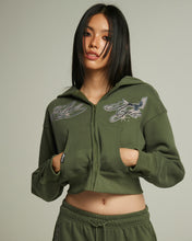 Load image into Gallery viewer, JENNA HOODIE JACKET_GREEN
