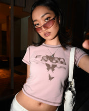 Load image into Gallery viewer, MARIPOSA TEE_BROWN-PINK
